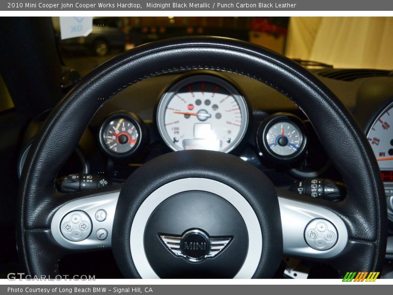 Midnight Black Metallic / Punch Carbon Black Leather 2010 Mini Cooper John Cooper Works Hardtop