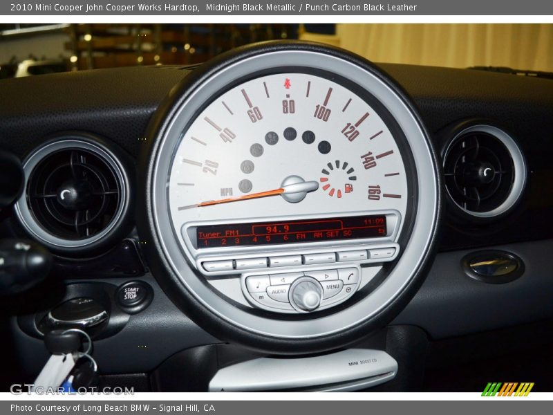 Midnight Black Metallic / Punch Carbon Black Leather 2010 Mini Cooper John Cooper Works Hardtop