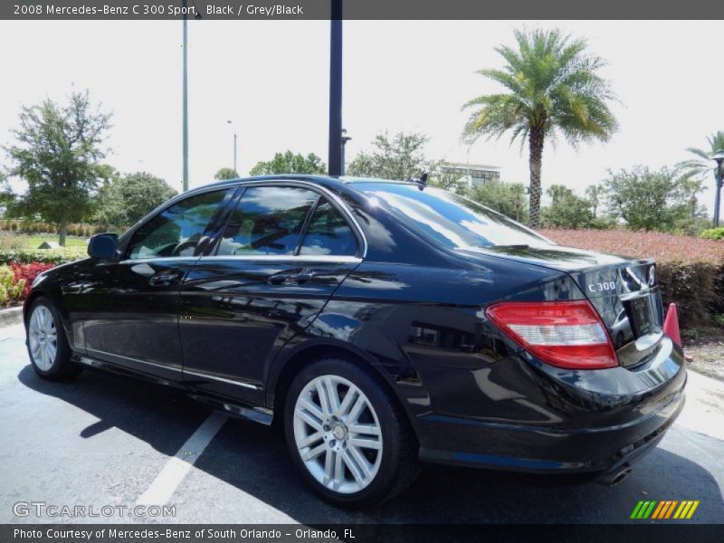 Black / Grey/Black 2008 Mercedes-Benz C 300 Sport