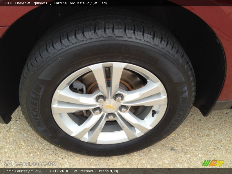 Cardinal Red Metallic / Jet Black 2010 Chevrolet Equinox LT