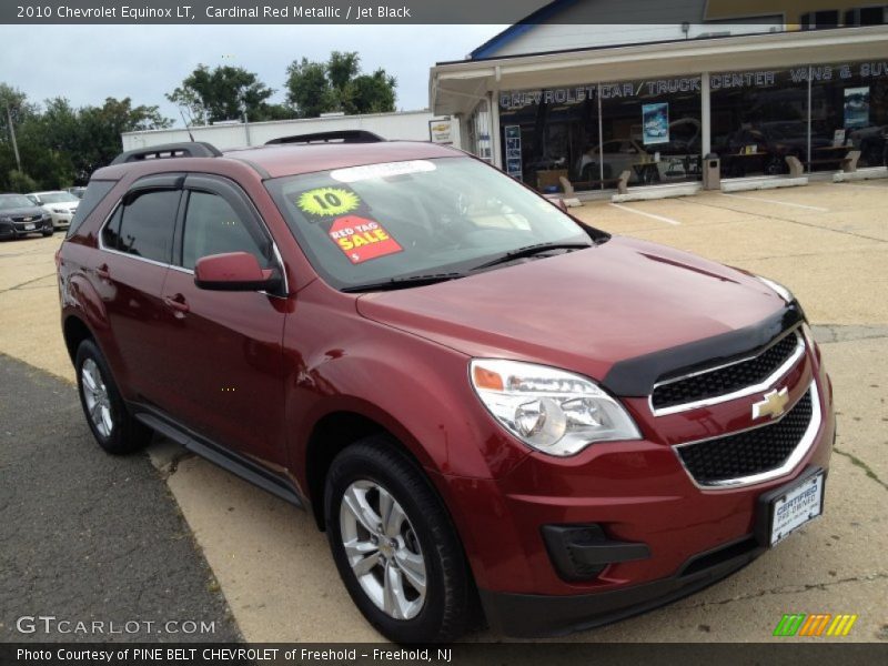 Cardinal Red Metallic / Jet Black 2010 Chevrolet Equinox LT