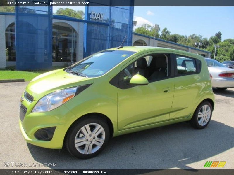 Jalapeno / Silver/Green 2014 Chevrolet Spark LS