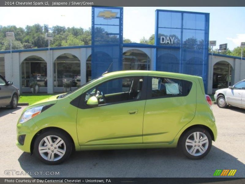 Jalapeno / Silver/Green 2014 Chevrolet Spark LS