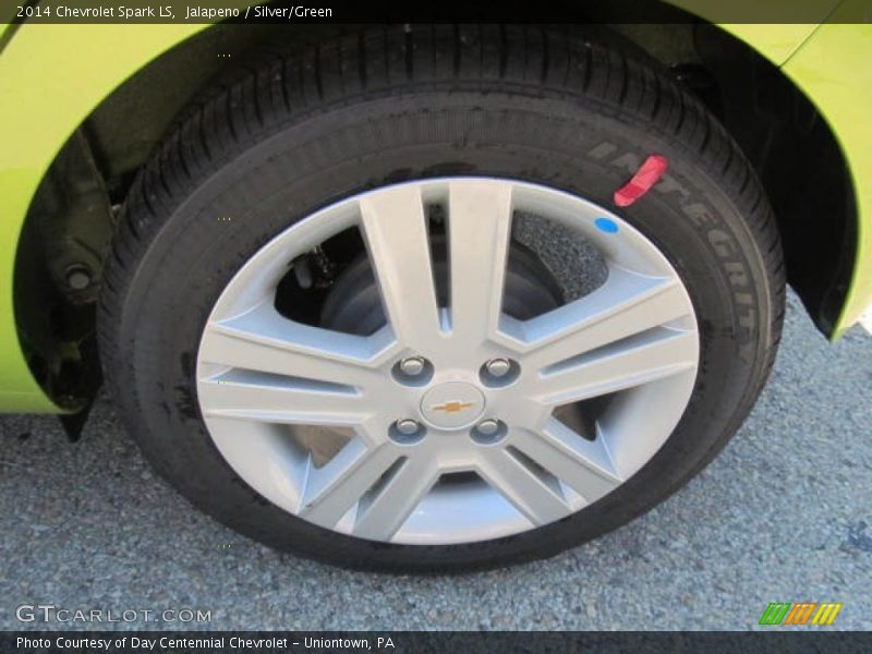 Jalapeno / Silver/Green 2014 Chevrolet Spark LS