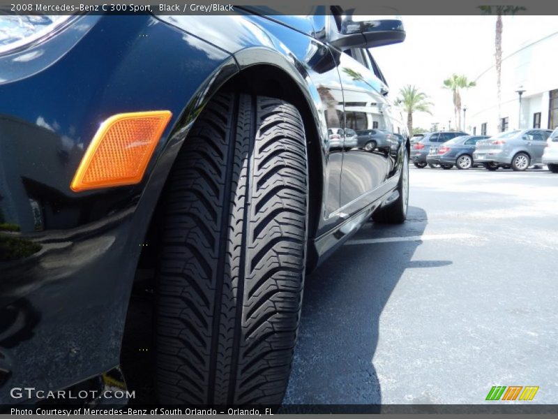 Black / Grey/Black 2008 Mercedes-Benz C 300 Sport