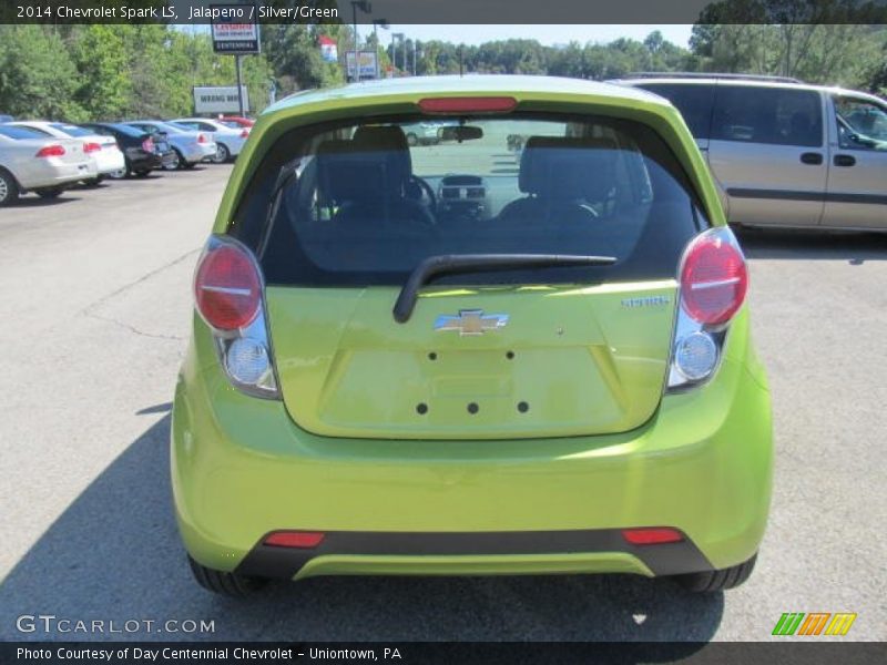 Jalapeno / Silver/Green 2014 Chevrolet Spark LS