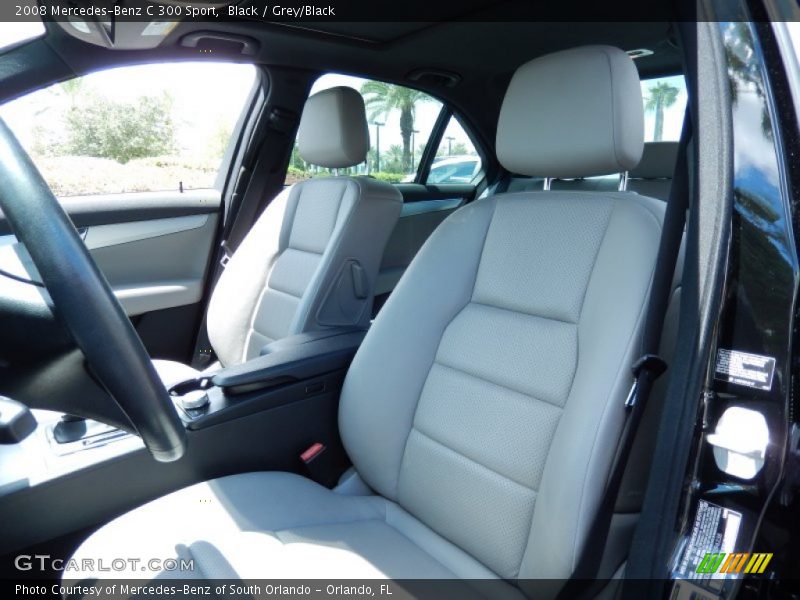 Black / Grey/Black 2008 Mercedes-Benz C 300 Sport