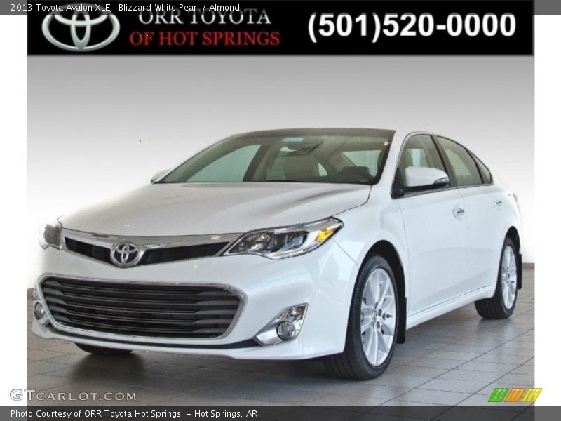 Blizzard White Pearl / Almond 2013 Toyota Avalon XLE