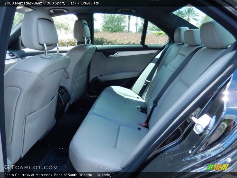 Black / Grey/Black 2008 Mercedes-Benz C 300 Sport