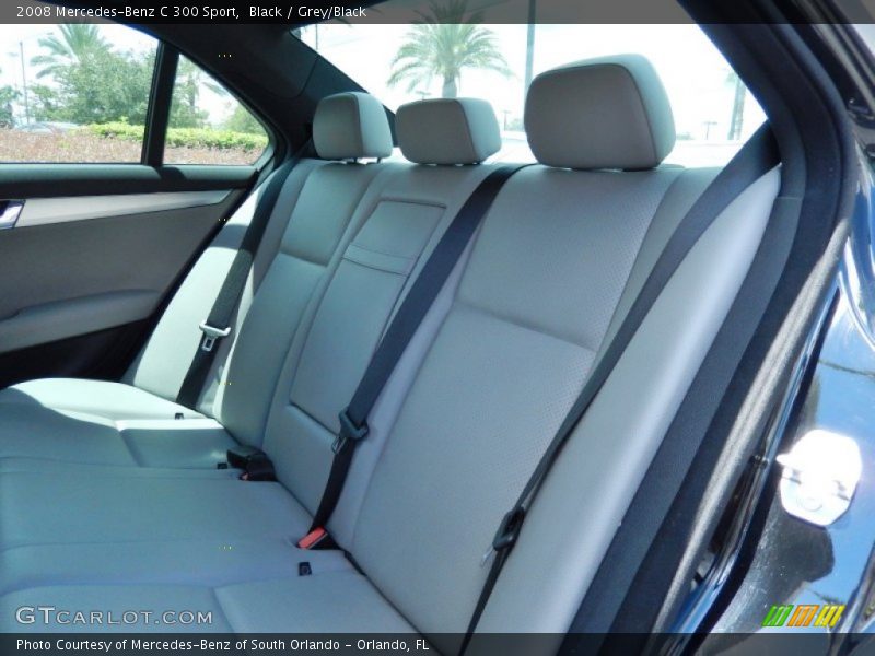 Black / Grey/Black 2008 Mercedes-Benz C 300 Sport