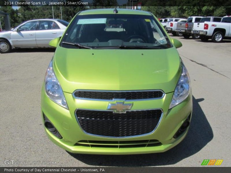 Jalapeno / Silver/Green 2014 Chevrolet Spark LS