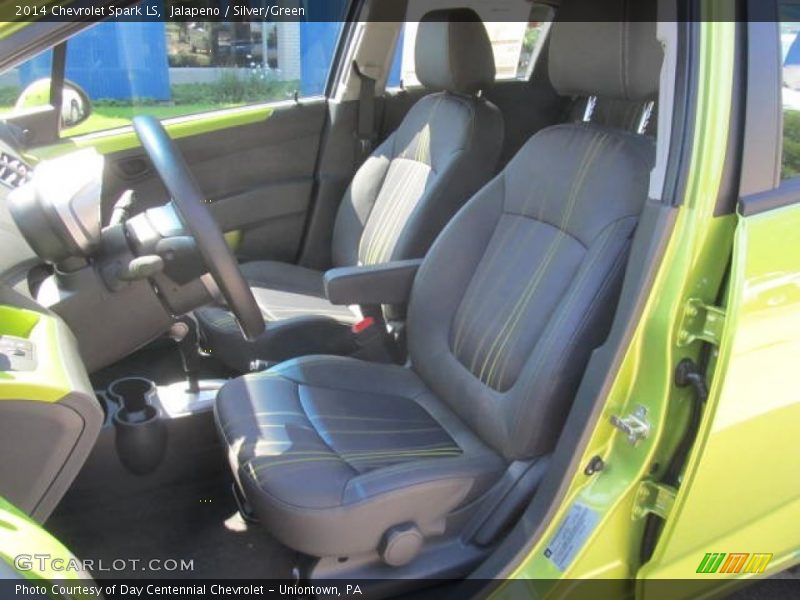 Jalapeno / Silver/Green 2014 Chevrolet Spark LS