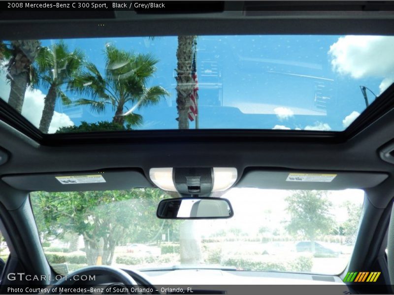 Black / Grey/Black 2008 Mercedes-Benz C 300 Sport