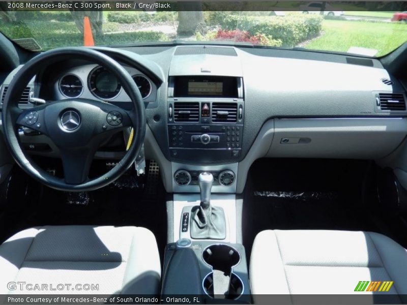 Black / Grey/Black 2008 Mercedes-Benz C 300 Sport