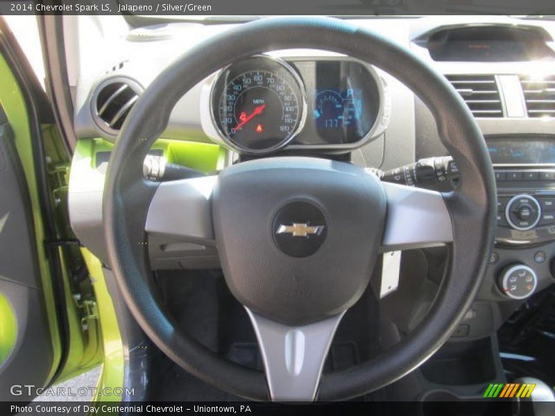 Jalapeno / Silver/Green 2014 Chevrolet Spark LS