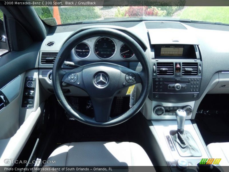 Black / Grey/Black 2008 Mercedes-Benz C 300 Sport