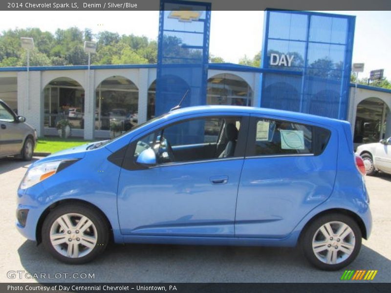 Denim / Silver/Blue 2014 Chevrolet Spark LS