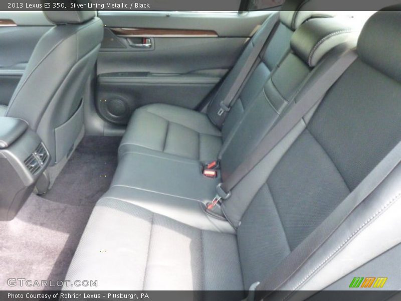 Silver Lining Metallic / Black 2013 Lexus ES 350
