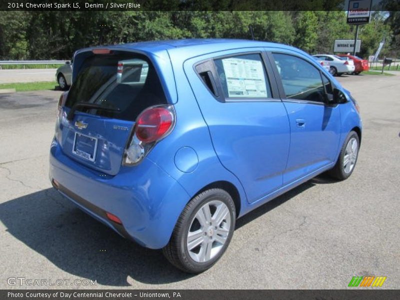 Denim / Silver/Blue 2014 Chevrolet Spark LS