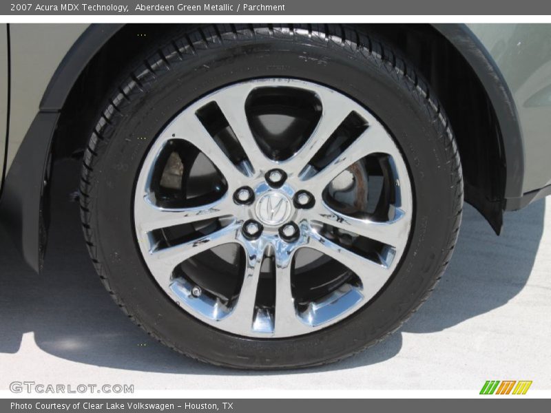 Aberdeen Green Metallic / Parchment 2007 Acura MDX Technology