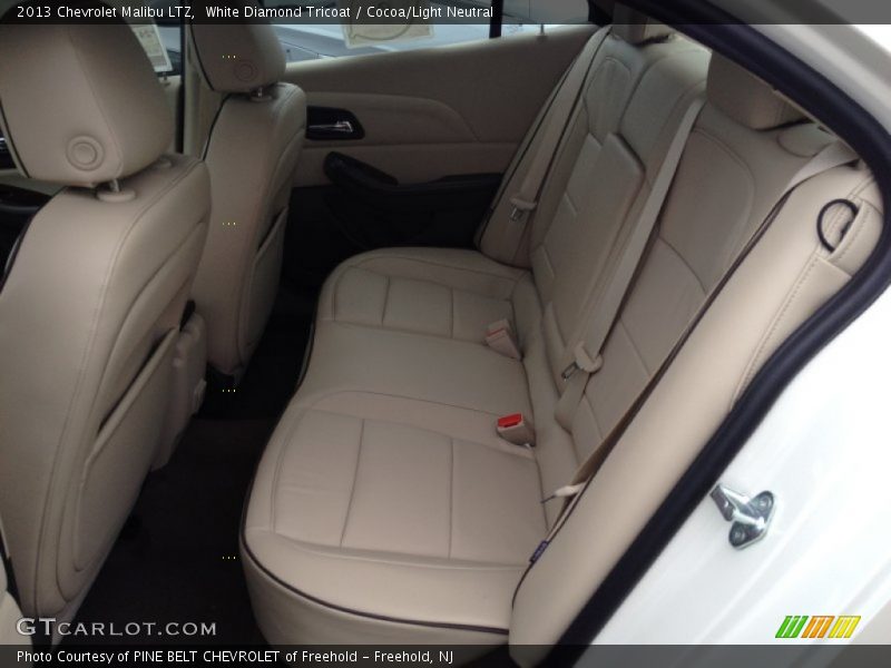 Rear Seat of 2013 Malibu LTZ