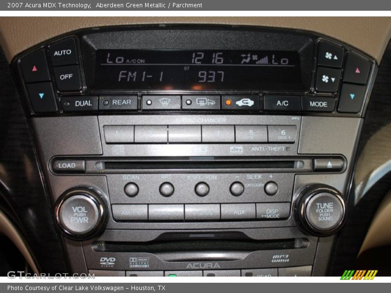 Aberdeen Green Metallic / Parchment 2007 Acura MDX Technology