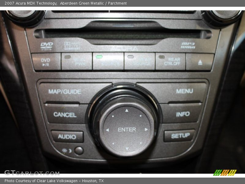 Aberdeen Green Metallic / Parchment 2007 Acura MDX Technology