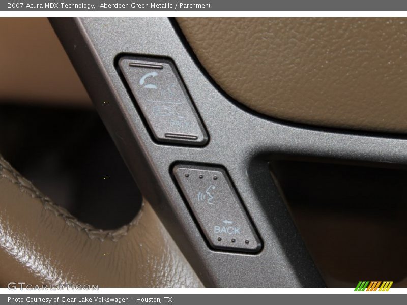 Aberdeen Green Metallic / Parchment 2007 Acura MDX Technology