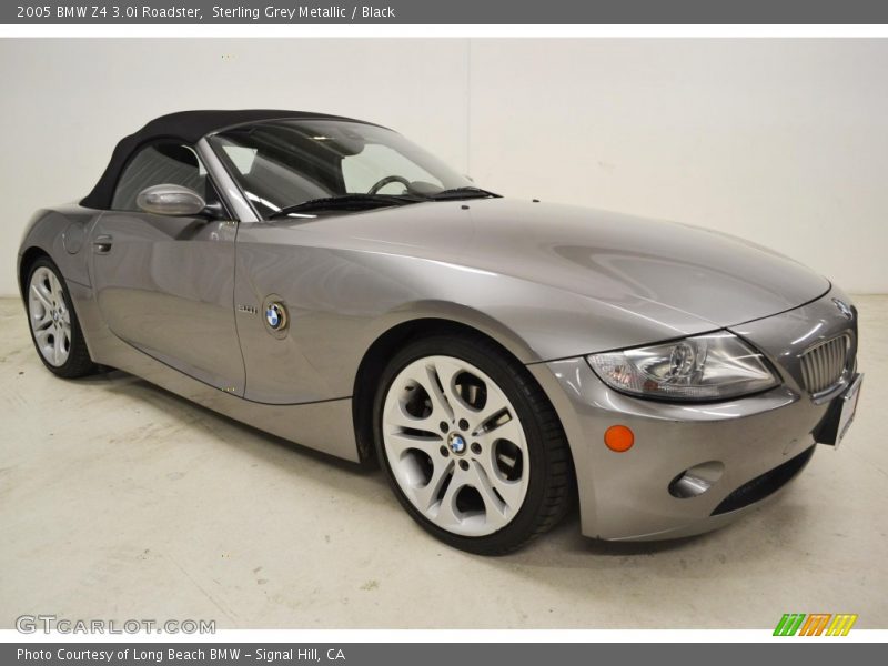 Sterling Grey Metallic / Black 2005 BMW Z4 3.0i Roadster