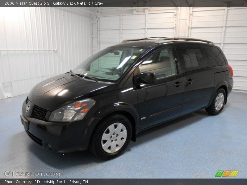 Galaxy Black Metallic / Gray 2006 Nissan Quest 3.5 S