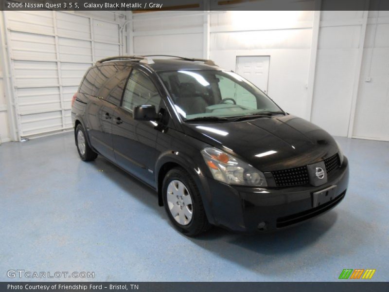 Galaxy Black Metallic / Gray 2006 Nissan Quest 3.5 S