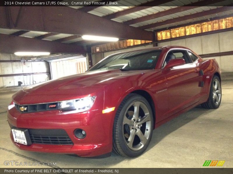 Crystal Red Tintcoat / Black 2014 Chevrolet Camaro LT/RS Coupe