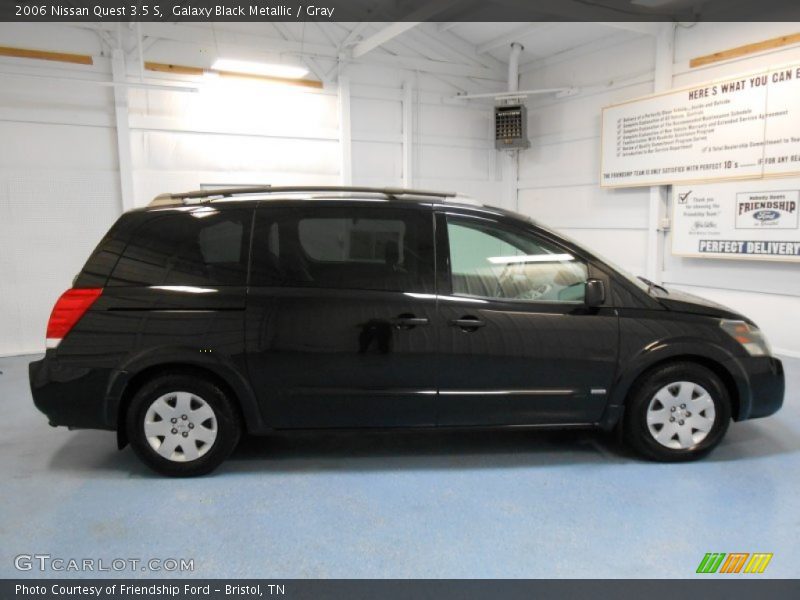 Galaxy Black Metallic / Gray 2006 Nissan Quest 3.5 S