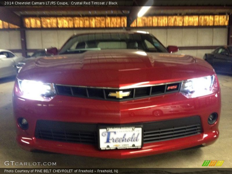 Crystal Red Tintcoat / Black 2014 Chevrolet Camaro LT/RS Coupe