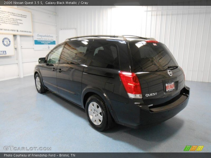 Galaxy Black Metallic / Gray 2006 Nissan Quest 3.5 S