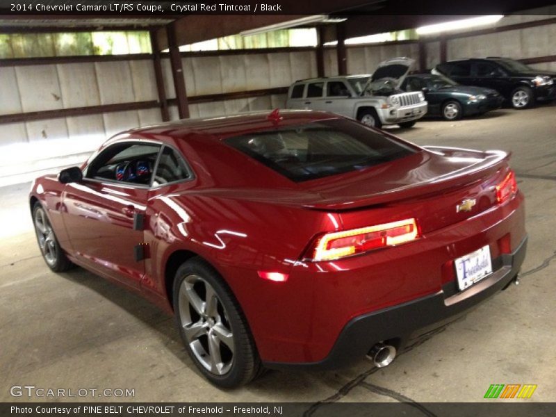 Crystal Red Tintcoat / Black 2014 Chevrolet Camaro LT/RS Coupe
