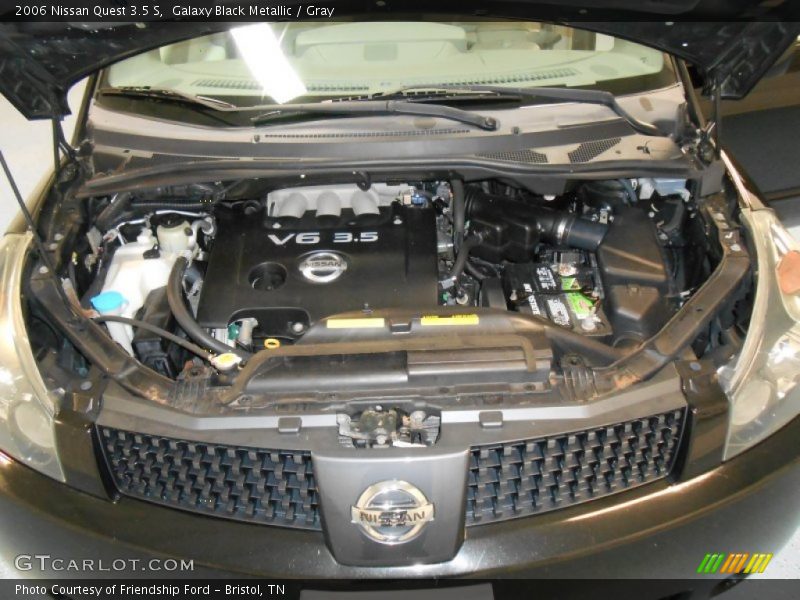 Galaxy Black Metallic / Gray 2006 Nissan Quest 3.5 S