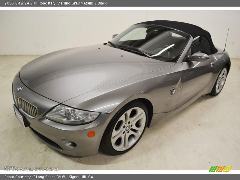 Sterling Grey Metallic / Black 2005 BMW Z4 3.0i Roadster