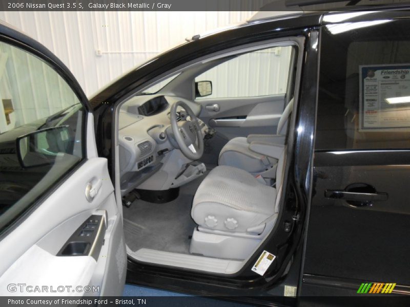 Galaxy Black Metallic / Gray 2006 Nissan Quest 3.5 S