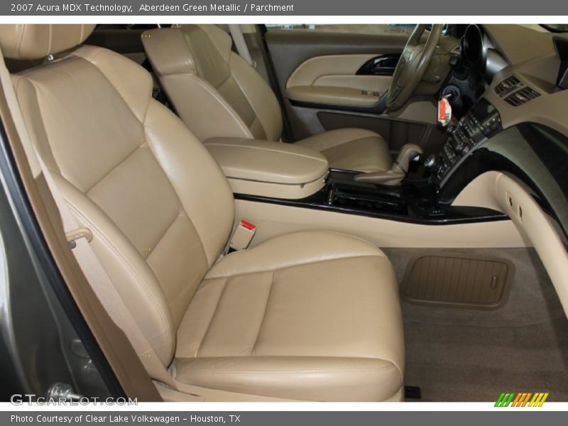 Aberdeen Green Metallic / Parchment 2007 Acura MDX Technology