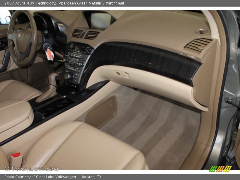 Aberdeen Green Metallic / Parchment 2007 Acura MDX Technology