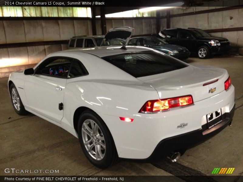 Summit White / Black 2014 Chevrolet Camaro LS Coupe