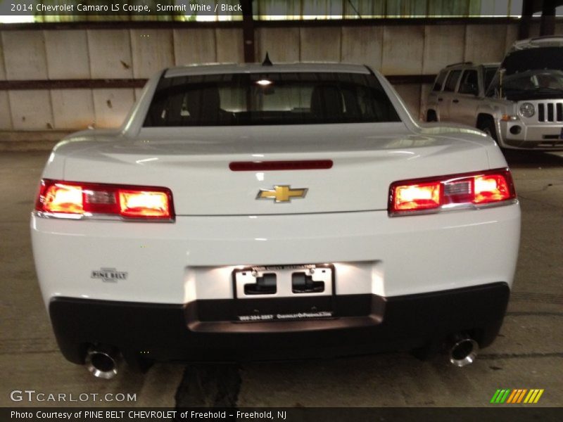 Summit White / Black 2014 Chevrolet Camaro LS Coupe
