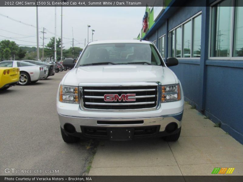 Summit White / Dark Titanium 2012 GMC Sierra 1500 SL Extended Cab 4x4