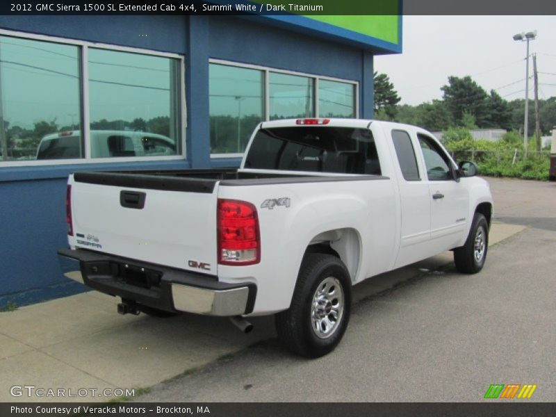 Summit White / Dark Titanium 2012 GMC Sierra 1500 SL Extended Cab 4x4