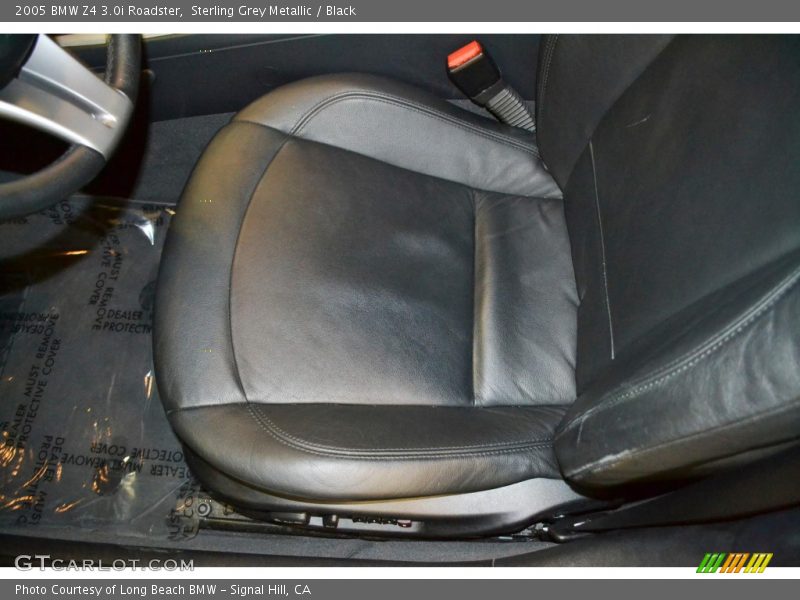 Sterling Grey Metallic / Black 2005 BMW Z4 3.0i Roadster
