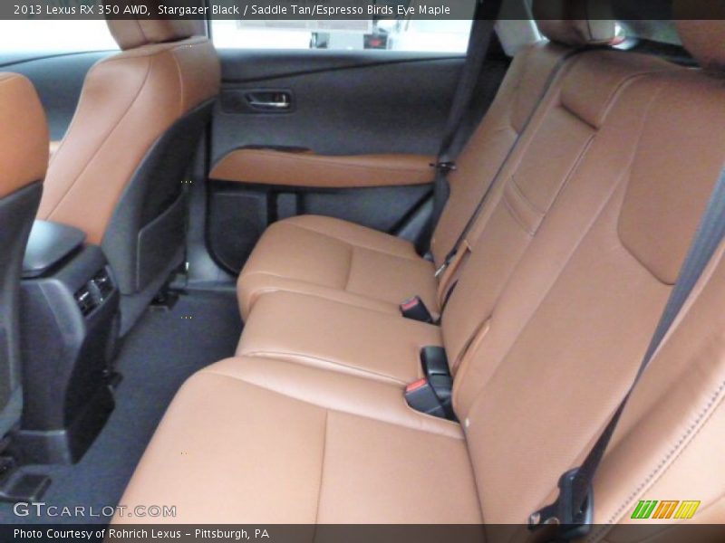 Stargazer Black / Saddle Tan/Espresso Birds Eye Maple 2013 Lexus RX 350 AWD