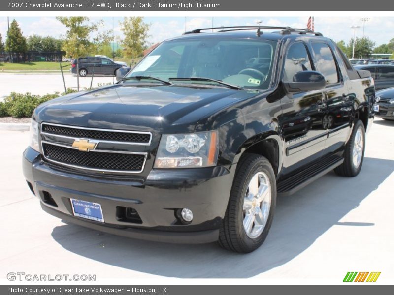Black / Dark Titanium/Light Titanium 2007 Chevrolet Avalanche LTZ 4WD