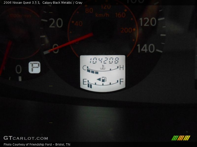 Galaxy Black Metallic / Gray 2006 Nissan Quest 3.5 S