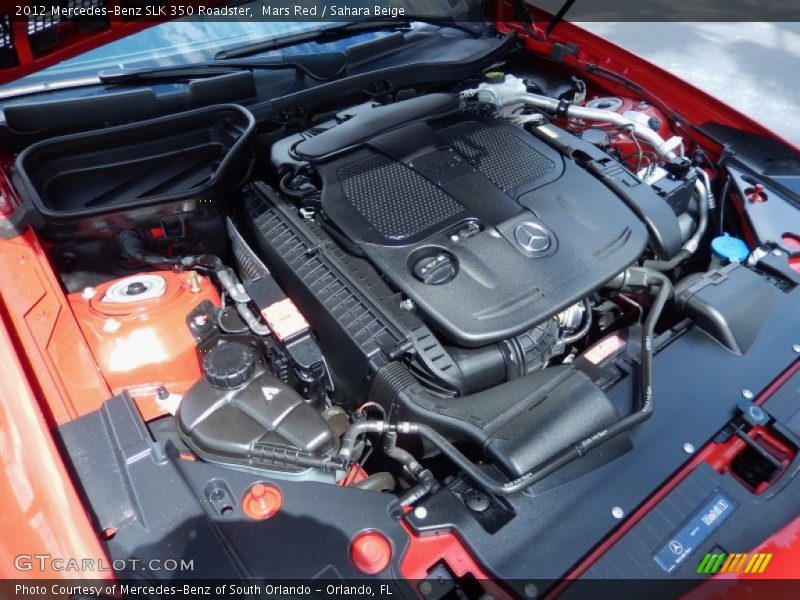 Mars Red / Sahara Beige 2012 Mercedes-Benz SLK 350 Roadster